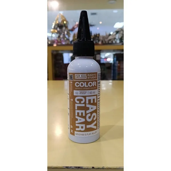 Raditz Studio RS NO35SF Easy Clear Gold100 S.Flat Alloy 60 ml (Easy Clear Series) 8878878600358 (สี) Raditz Studio RS NO35SF Easy Clear Gold100 S.Flat Alloy 60 ml (Easy Clear Series) 8878878600358 (สี)