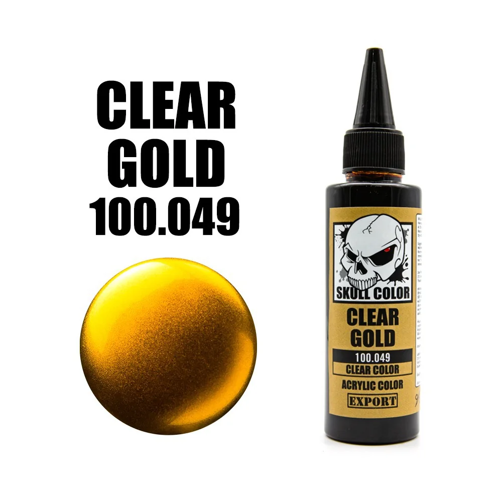 Skull Color 100.049 Clear Gold 60 ml (Clear Color) 8853100903496 (สี) Skull Color 100.049 Clear Gold 60 ml (Clear Color) 8853100903496 (สี)
