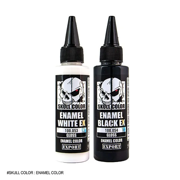Skull Color 100.054 Enamel Black EX 60 ml (Gloss) 8853100903540 (สี) Skull Color 100.054 Enamel Black EX 60 ml (Gloss) 8853100903540 (สี)
