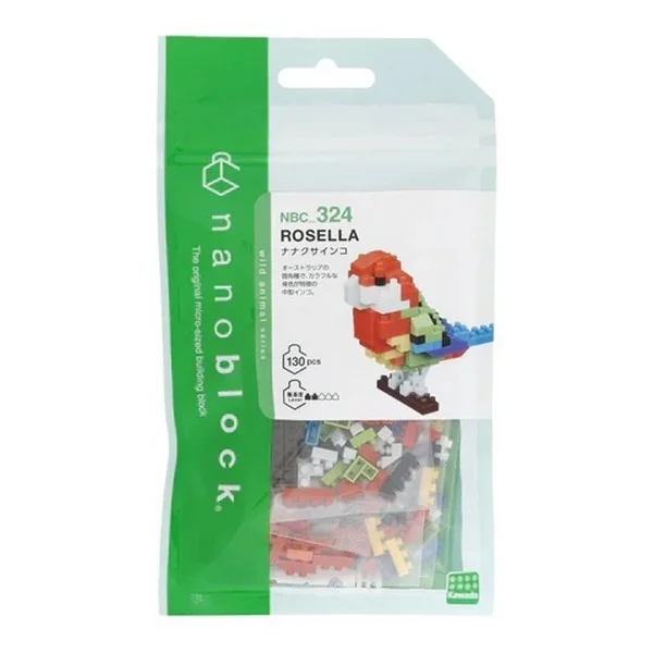 Kawada nanoblock NBC_324 Rosella 4972825218730 (นาโนบล็อค) Kawada nanoblock NBC_324 Rosella 4972825218730 (นาโนบล็อค)