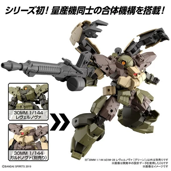 Bandai 30MM bEXM-28 Revernova (Green) 4573102633859 (Plastic Model) Bandai 30MM bEXM-28 Revernova (Green) 4573102633859 (Plastic Model)