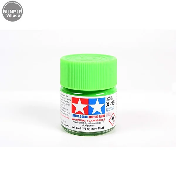 Tamiya 81515 Acrylic Mini X-15 Light Green 45032844 (สี) Tamiya 81515 Acrylic Mini X-15 Light Green 45032844 (สี)