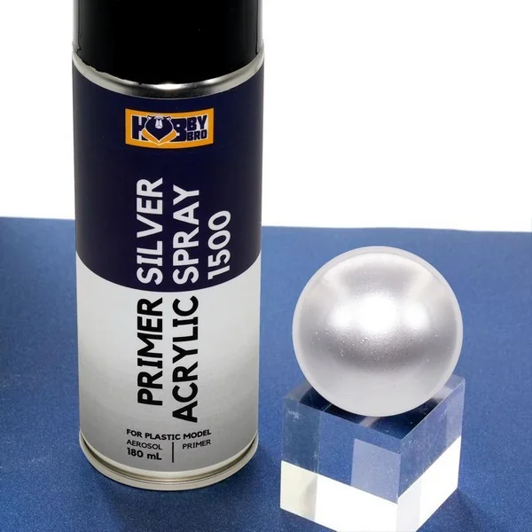 Hobby Bro HB-009 Primer Silver Acrylic Spray 1500 180 ml HB009PSAS1500 (สเปรย์) Hobby Bro HB-009 Primer Silver Acrylic Spray 1500 180 ml HB009PSAS1500 (สเปรย์)