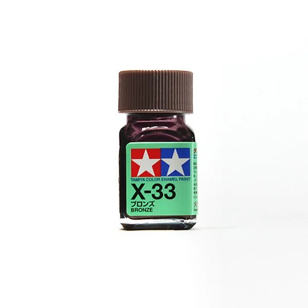 Tamiya Enamel Color 80033 X-33 Bronze (Gloss Metallic) 45135309 (สี) Tamiya Enamel Color 80033 X-33 Bronze (Gloss Metallic) 45135309 (สี)