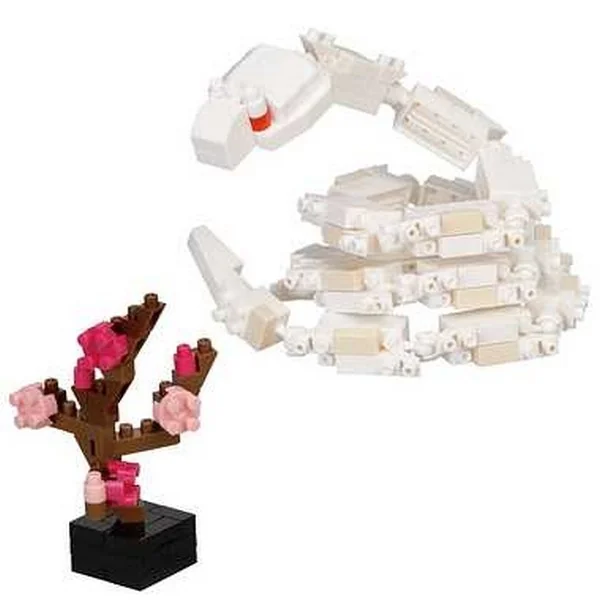 Kawada nanoblock NBC_389 White Snake 4972825229491 (นาโนบล็อค) Kawada nanoblock NBC_389 White Snake 4972825229491 (นาโนบล็อค)