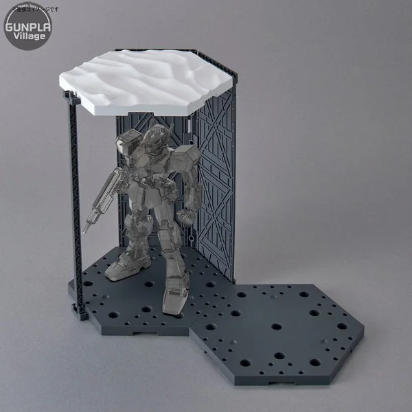 Bandai Customize Scene Base (Snow Field Ver.) 4573102595508 (Plastic Model)