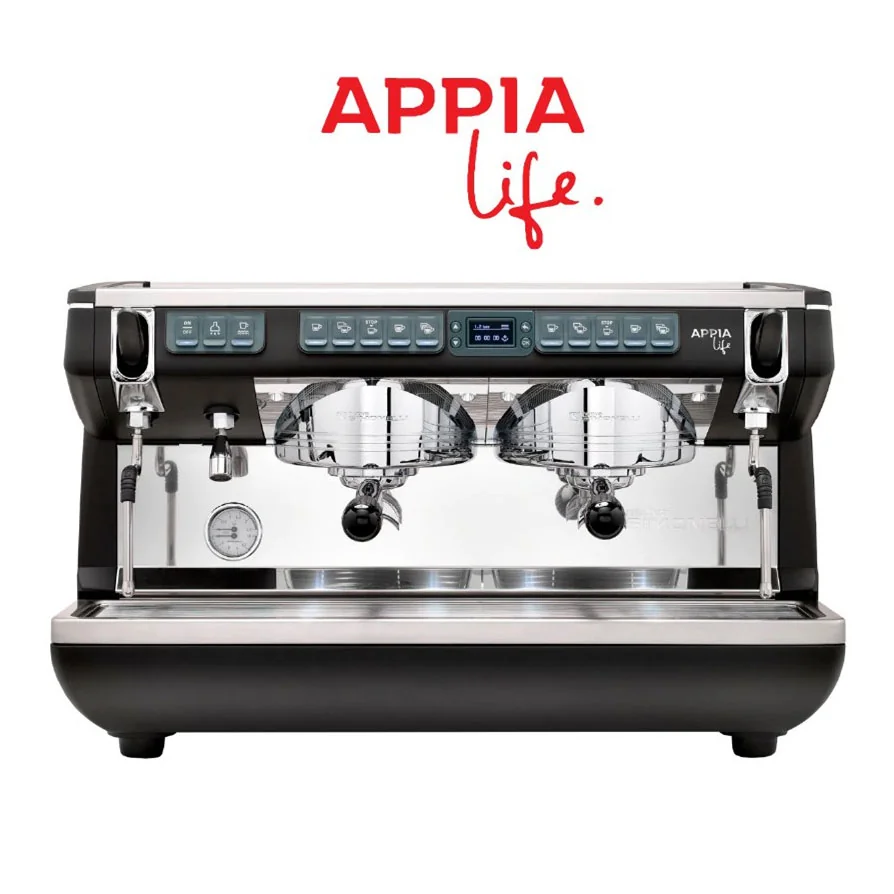NUOVA SIMONELLI APPIA LIFE XT 2G เครื่องชงกาแฟเอสเปรสโซ 2 หัวชง รุ่นใหม่ล่าสุด สำหรับร้านกาแฟมืออาชีพ