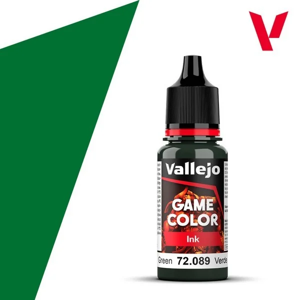Vallejo Game Color Ink 72.089 Green 18 ml 8429551720892 (สี) Vallejo Game Color Ink 72.089 Green 18 ml 8429551720892 (สี)