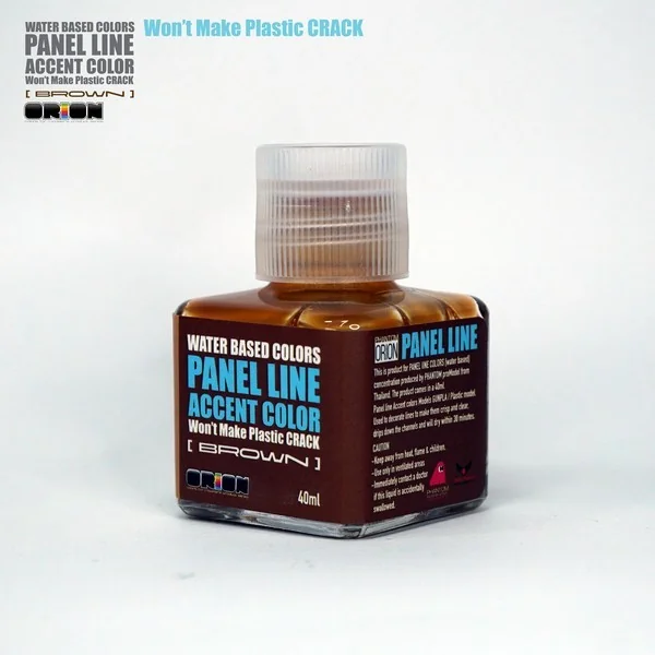 ORION Panel Line Water Based Colors (Brown) 40 ml 8853100904332 (Tool) ORION Panel Line Water Based Colors (Brown) 40 ml 8853100904332 (Tool)