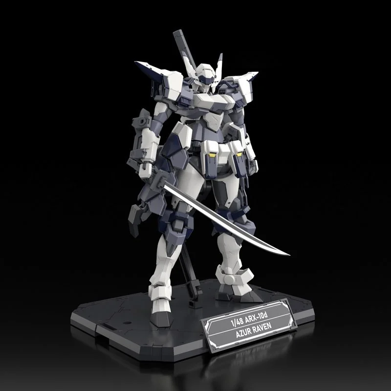 [Pre Order 10/2569] Kadokawa 1/48 Azure Raven with Type 10 Modified Monomolecular Blade Plated Ver + Base 4550687146080