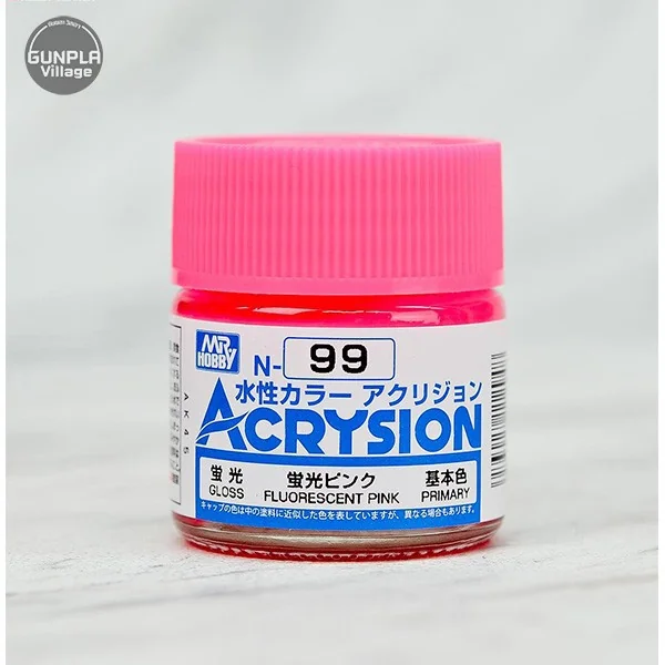 Mr.Hobby MR.ACRYSION COLOR N-99 FLUORESCENT PINK 4973028112948 (สี) Mr.Hobby MR.ACRYSION COLOR N-99 FLUORESCENT PINK 4973028112948 (สี)