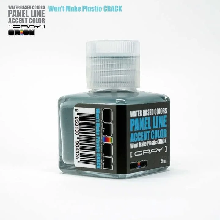 ORION Panel Line Water Based Colors (Gray) 40 ml 8853100904325 (Tool) ORION Panel Line Water Based Colors (Gray) 40 ml 8853100904325 (Tool)