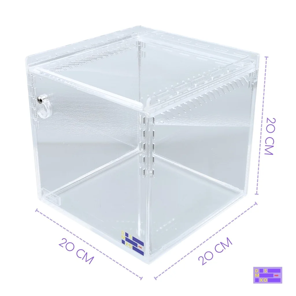 Wild Guest x DSMXO Acrylic Box กล่องอะคริลิคใส *เปิดบน/หน้า* มีช่องใส่อาหาร ใส่แมงมุม งู ตุ๊กแก หนา 4 mm Wild Guest x DSMXO Acrylic Box กล่องอะคริลิคใส *เปิดบน/หน้า* มีช่องใส่อาหาร ใส่แมงมุม งู ตุ๊กแก หนา 4 mm