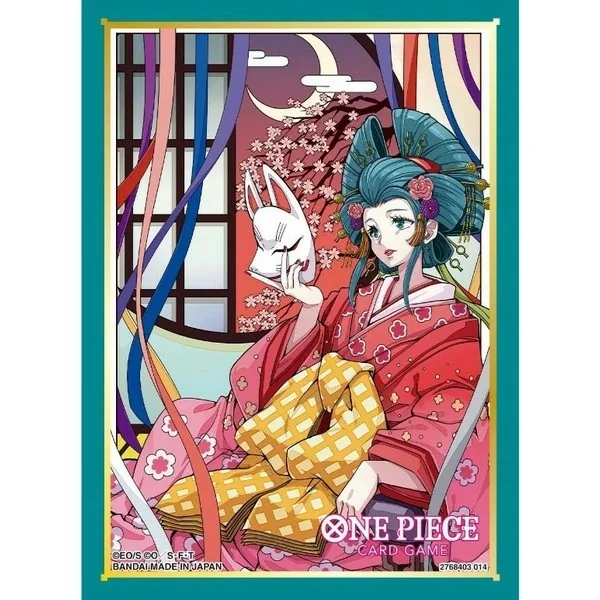 Bandai One Piece Card Game Sleeves Vol.10 Kouzuki Hiyori 4582769734335 (การ์ดวันพีช) Bandai One Piece Card Game Sleeves Vol.10 Kouzuki Hiyori 4582769734335 (การ์ดวันพีช)