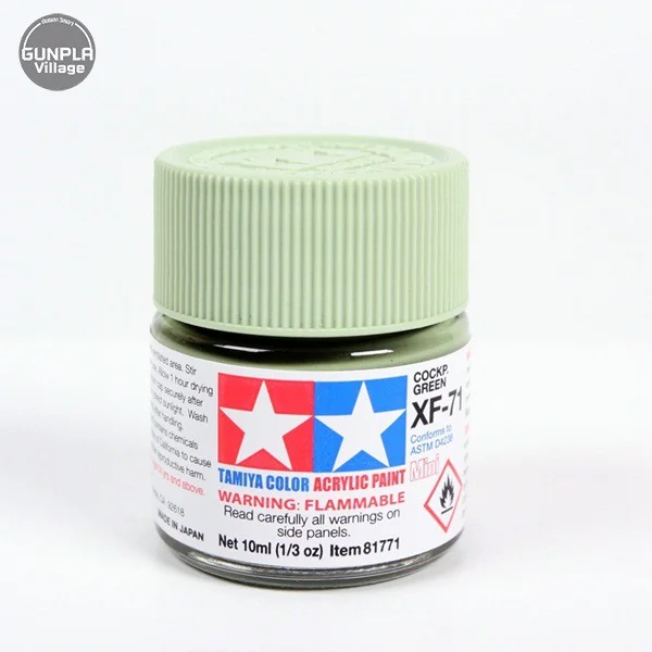 Tamiya 81771 Acrylic Mini XF-71 Cockpit Green 45035975 (สี) Tamiya 81771 Acrylic Mini XF-71 Cockpit Green 45035975 (สี)