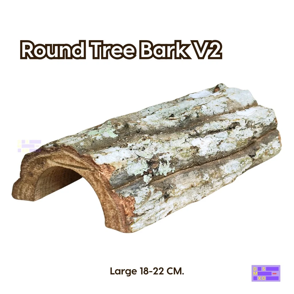 Round Tree Bark V.2 เปลือกไม้ธรรมชาติ สำหรับเกาะ ปีน ตกแต่ง ตู้สัตว์เลี้ยง (เลือกแบบแจ้งทักแชท) Round Tree Bark V.2 เปลือกไม้ธรรมชาติ สำหรับเกาะ ปีน ตกแต่ง ตู้สัตว์เลี้ยง (เลือกแบบแจ้งทักแชท)