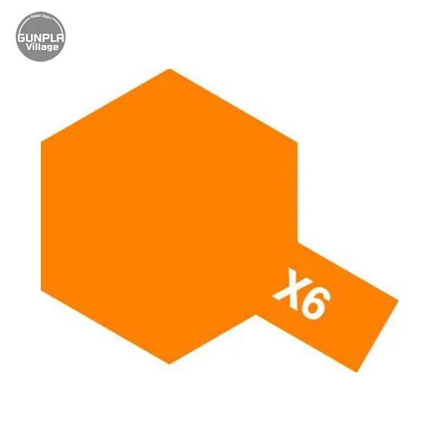 Tamiya Enamel Color 80006 X-6 Orange (Gloss) 4950344066780 (สี)