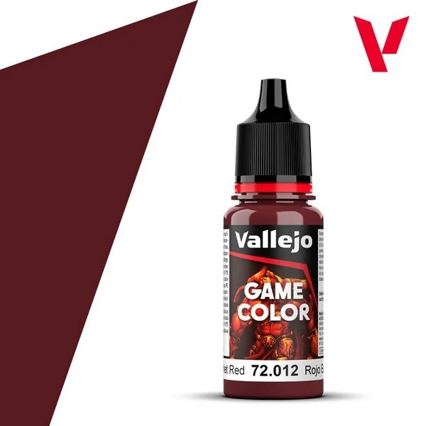 Vallejo Game Color 72.012 Scarlet Red 18 ml 8429551720120 (สี) Vallejo Game Color 72.012 Scarlet Red 18 ml 8429551720120 (สี)