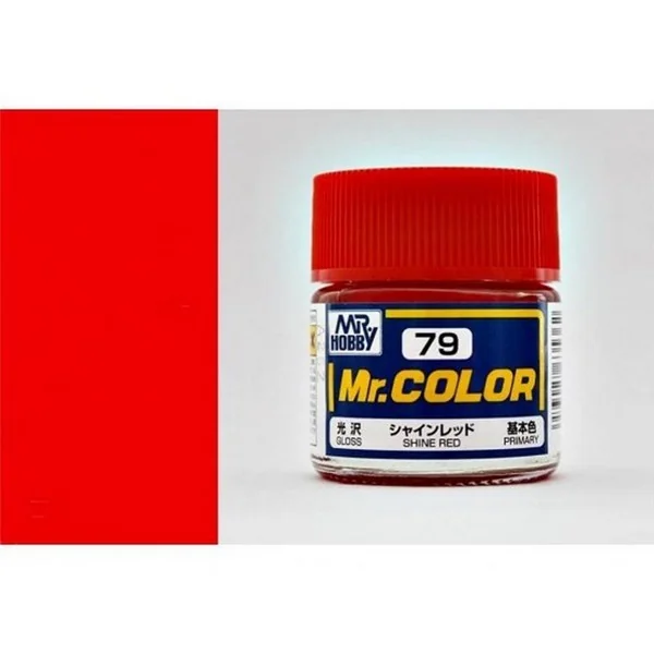 Mr.Hobby Mr.Color C79 Shine Red Gloss (10ml) 4973028635362 (สี) Mr.Hobby Mr.Color C79 Shine Red Gloss (10ml) 4973028635362 (สี)