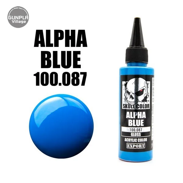 Skull Color 100.087 Alpha Blue 60 ml (Gloss) 8853100903878 (สี)