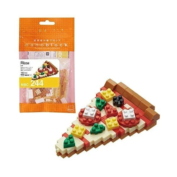 Kawada nanoblock NBC_244 Pizza 4972825208458 (นาโนบล็อค) Kawada nanoblock NBC_244 Pizza 4972825208458 (นาโนบล็อค)