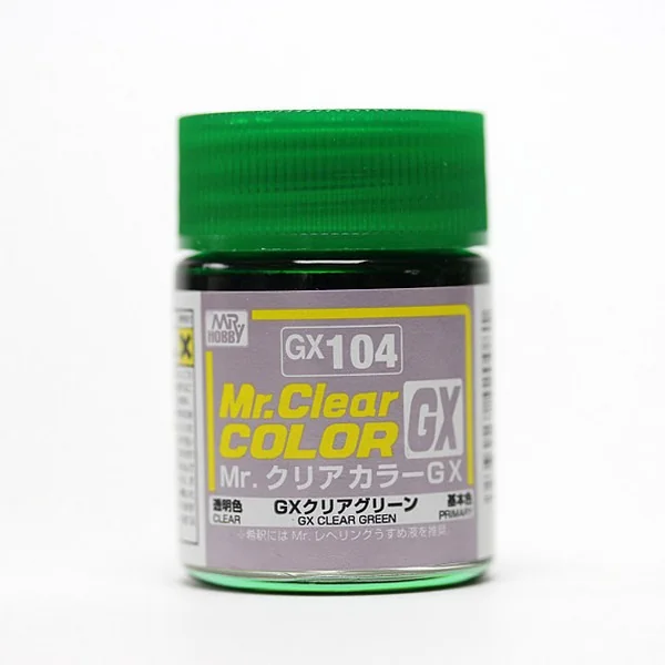 Mr.Hobby MR.CLEAR COLOR GX104 Clear Green 4973028420081 (สี) Mr.Hobby MR.CLEAR COLOR GX104 Clear Green 4973028420081 (สี)
