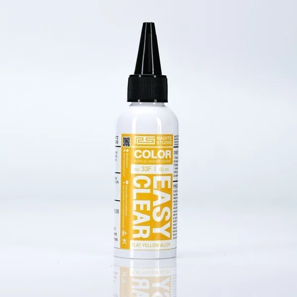 Raditz Studio RS NO33F Easy Clear Flat Yellow Alloy 60 ml (Easy Clear Series) 8878878600338 (สี)