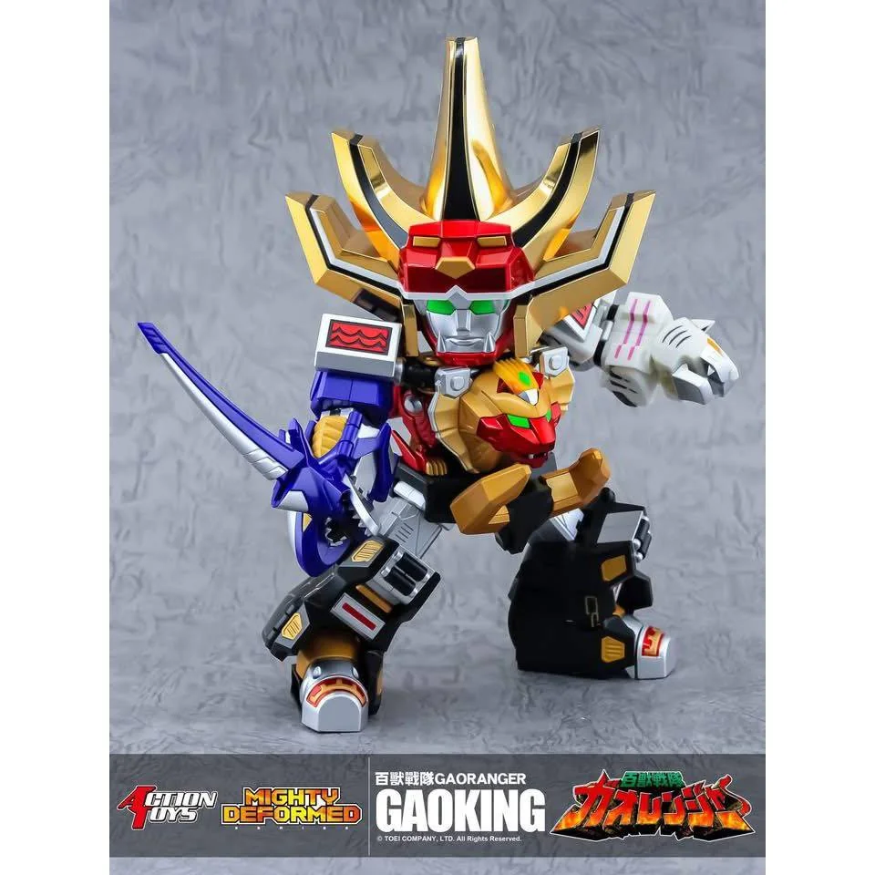 [Pre Order 08/2569] Action Toys Mighty Deformed Hyakuju Sentai Gaoranger GaoKing 4582119842246 (Action Figure)