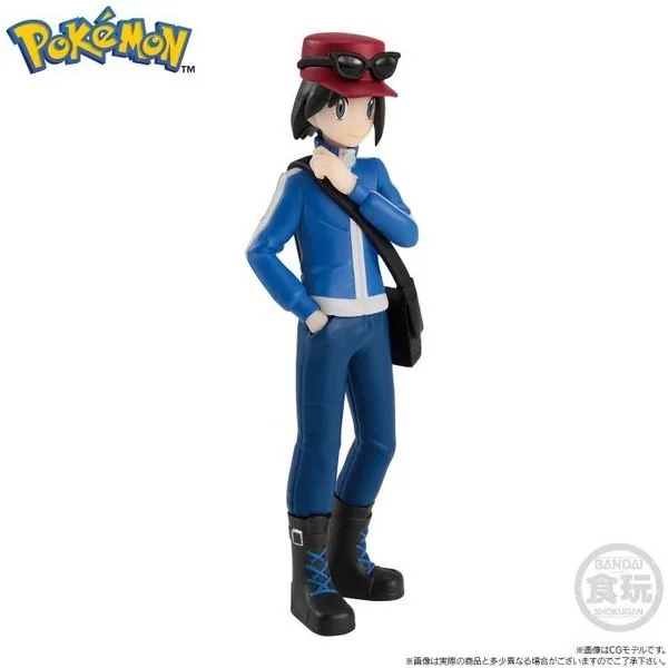 Bandai Pokemon Scale World Kalos Calem (Calme) & Chesnaught (Brigarron) & Delphox (Mahoxy) 4570117923241 (Figure)