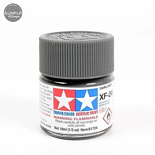 Tamiya 81724 Acrylic Mini XF-24 Dark Grey 45035715 (สี)