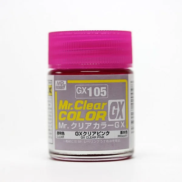 Mr.Hobby MR.CLEAR COLOR GX105 Clear Pink 4973028420098 (สี) Mr.Hobby MR.CLEAR COLOR GX105 Clear Pink 4973028420098 (สี)
