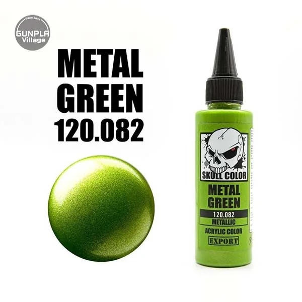 Skull Color 120.082 Metal Green 60 ml Metallic 8853100903823 (สี) Skull Color 120.082 Metal Green 60 ml Metallic 8853100903823 (สี)