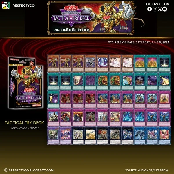 Konami Yu-Gi-Oh! Tactical-Try Deck Adelantado Eldlich (TT01-JPC) 4988602177466 (การ์ดยูกิ) Konami Yu-Gi-Oh! Tactical-Try Deck Adelantado Eldlich (TT01-JPC) 4988602177466 (การ์ดยูกิ)