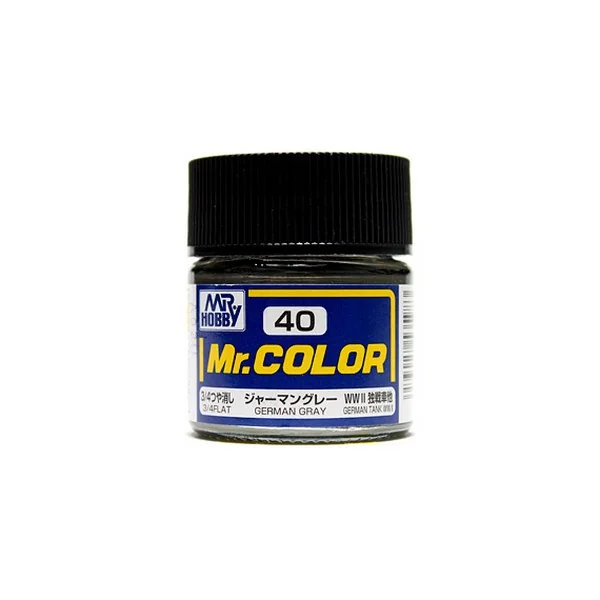 Mr.Hobby Mr.Color C40 German Gray Flat (10ml) 4973028535983 (สี) Mr.Hobby Mr.Color C40 German Gray Flat (10ml) 4973028535983 (สี)