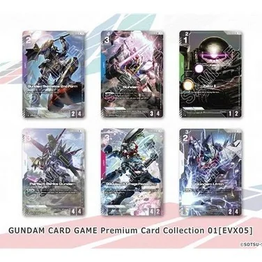 Bandai Gundam Card Premium Card Collection 01 (EVX05) (Set = 6 Card) 4582769982101 (การ์ด) Bandai Gundam Card Premium Card Collection 01 (EVX05) (Set = 6 Card) 4582769982101 (การ์ด)