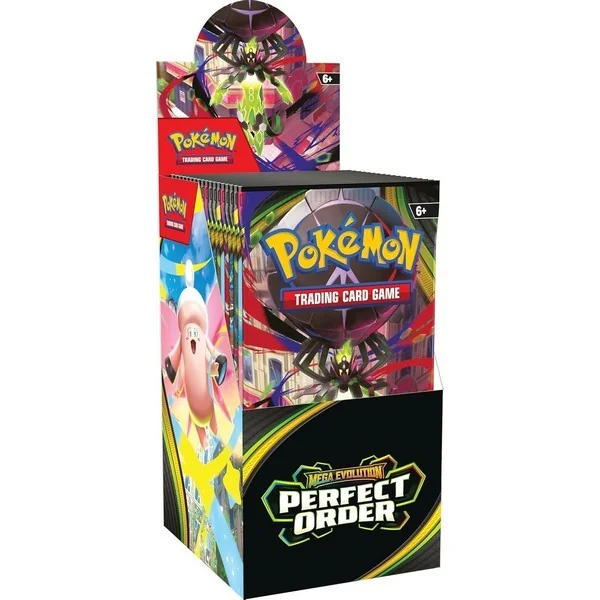 Pokemon ENG Mega Evolution Perfect Order Half Booster Box (18 Packs) 196214137233 (การ์ดโปเกมอน) Pokemon ENG Mega Evolution Perfect Order Half Booster Box (18 Packs) 196214137233 (การ์ดโปเกมอน)
