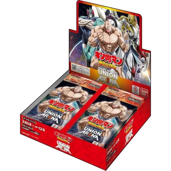 Bandai Union Arena Booster Box UA39BT Kinnikuman แบบกล่อง (16 ซอง) 4582769824944 (การ์ด) Bandai Union Arena Booster Box UA39BT Kinnikuman แบบกล่อง (16 ซอง) 4582769824944 (การ์ด)