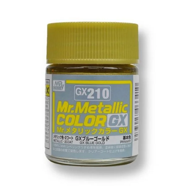 Mr.Hobby Mr.Metallic Color GX210 Blue Gold 4973028033410 (สี) Mr.Hobby Mr.Metallic Color GX210 Blue Gold 4973028033410 (สี)