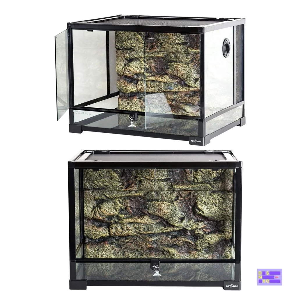REPTIZOO - Terrarium 60×45×45cm (34 Gallon) ตู้เลี้ยงสัตว์เลื้อยคลาน ขนาด 34 แกลลอน สำหรับสัตว์เลื้อยคลาน กิ้งก่า งู ตุ๊กแก REPTIZOO - Terrarium 60×45×45cm (34 Gallon) ตู้เลี้ยงสัตว์เลื้อยคลาน ขนาด 34 แกลลอน สำหรับสัตว์เลื้อยคลาน กิ้งก่า งู ตุ๊กแก