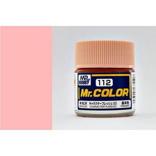 Mr.Hobby Mr.Color C112 Character Flesh (2) Semi-Gloss (10ml) 4973028635508 (สี) Mr.Hobby Mr.Color C112 Character Flesh (2) Semi-Gloss (10ml) 4973028635508 (สี)