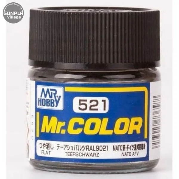 Mr.Hobby Mr.Color C521 Teerschwarz Flat 4973028736588 (สี) Mr.Hobby Mr.Color C521 Teerschwarz Flat 4973028736588 (สี)