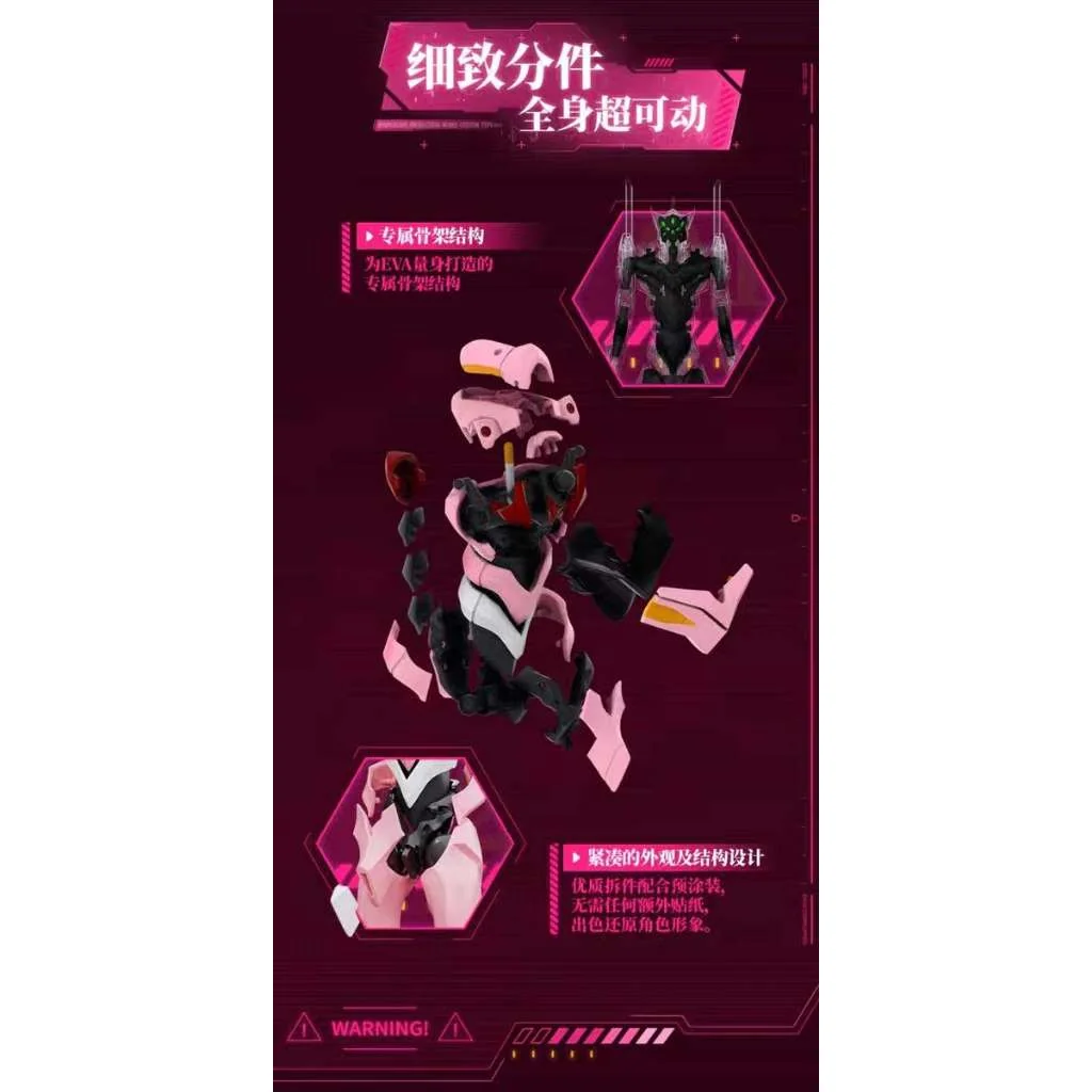 [Pre Order 08/2569] Blokees Evangelion 73545 Action Edition Evangelion 08 Alpha 810181532593 (Plastic Model)