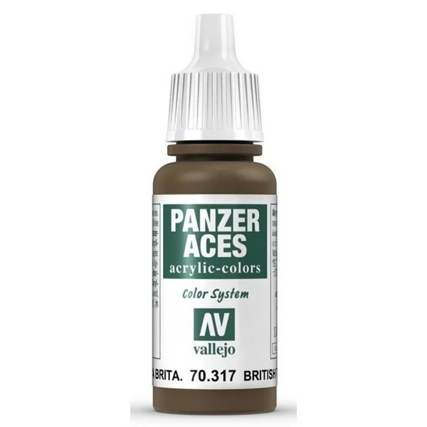 Vallejo Panzer Aces 70.317 British Tanker 17 ml 8429551703178 (สี) Vallejo Panzer Aces 70.317 British Tanker 17 ml 8429551703178 (สี)
