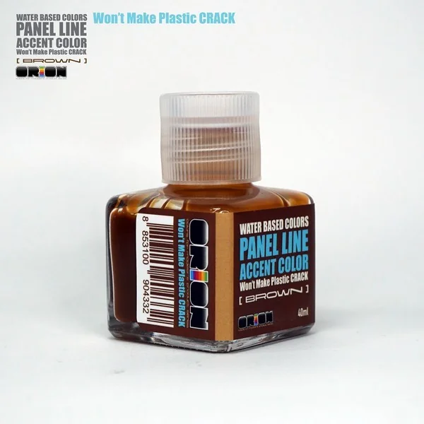 ORION Panel Line Water Based Colors (Brown) 40 ml 8853100904332 (Tool) ORION Panel Line Water Based Colors (Brown) 40 ml 8853100904332 (Tool)