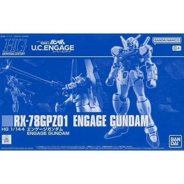 Bandai HG RX-78GPZ01 Engage Gundam 4573102665744 (Plastic Model) Bandai HG RX-78GPZ01 Engage Gundam 4573102665744 (Plastic Model)