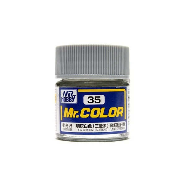 Mr.Hobby Mr.Color C35 IJN Gray (Mitsubishi) Semi-Gloss (10ml) 4973028535938 (สี) Mr.Hobby Mr.Color C35 IJN Gray (Mitsubishi) Semi-Gloss (10ml) 4973028535938 (สี)
