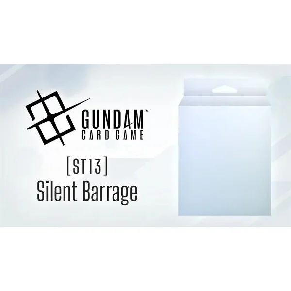 [Pre Order 25/09/2569] Bandai Gundam Card Game Starter Deck ST13 Silent Barrage (การ์ด)