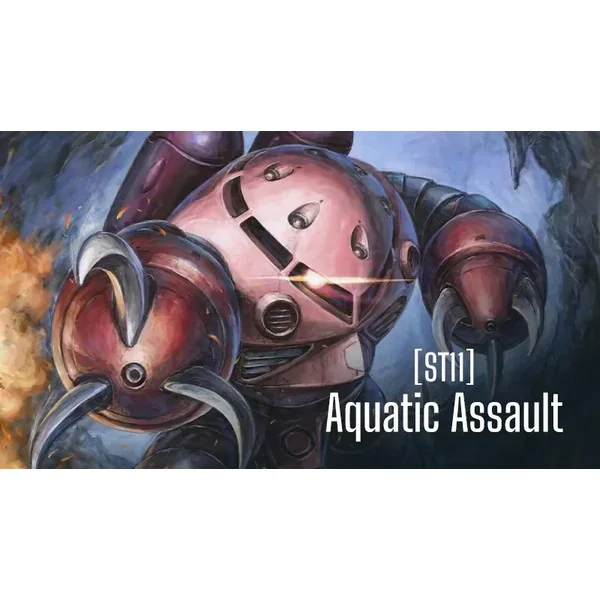 (Pre Order 25/09/2569) Bandai Gundam Card Game Starter Deck ST11 Aquatic Assault (การ์ด) (Pre Order 25/09/2569) Bandai Gundam Card Game Starter Deck ST11 Aquatic Assault (การ์ด)