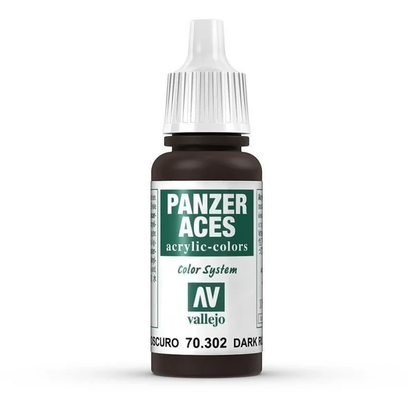 Vallejo Panzer Aces 70.302 Dark Rust 17 ml 8429551703024 (สี)