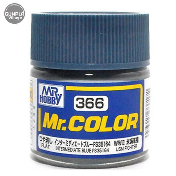Mr.Hobby Mr.Color C366 Intermediate Blue FS35164 Flat 4973028737172 (สี) Mr.Hobby Mr.Color C366 Intermediate Blue FS35164 Flat 4973028737172 (สี)
